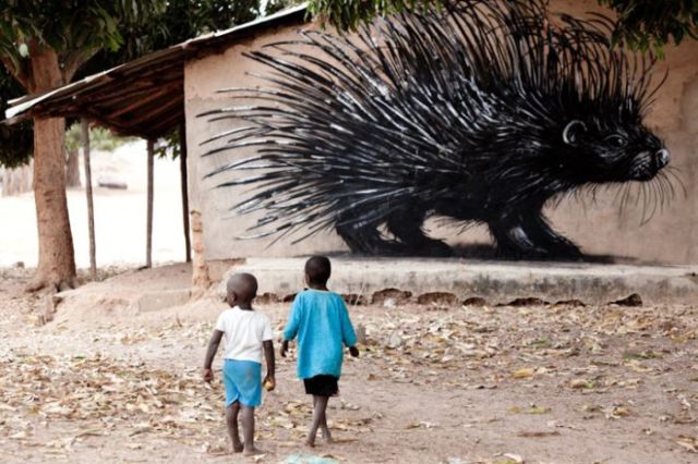 Animal Inspired African Street Art