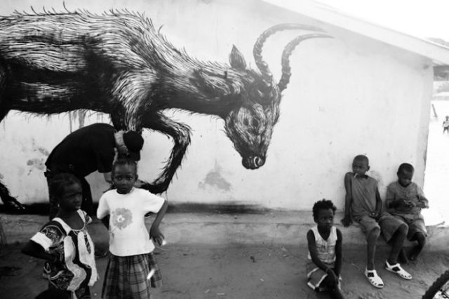 Animal Inspired African Street Art