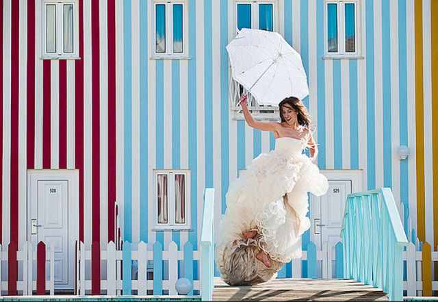 Extreme and Wet Wedding Photography