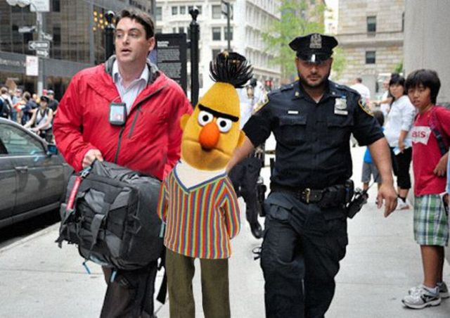 Sesame Street Characters Occupy Wall Street