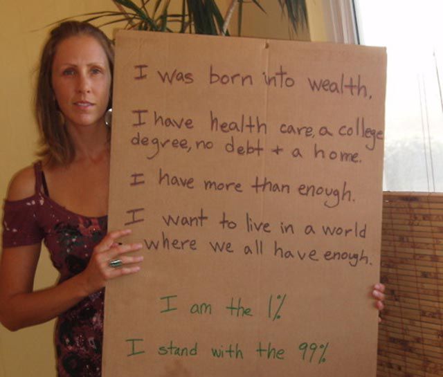 The 1% Call for Wealth Redistribution to the 99%