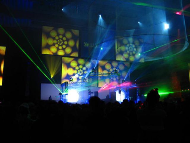 Spectacular Rave Light Show Parties