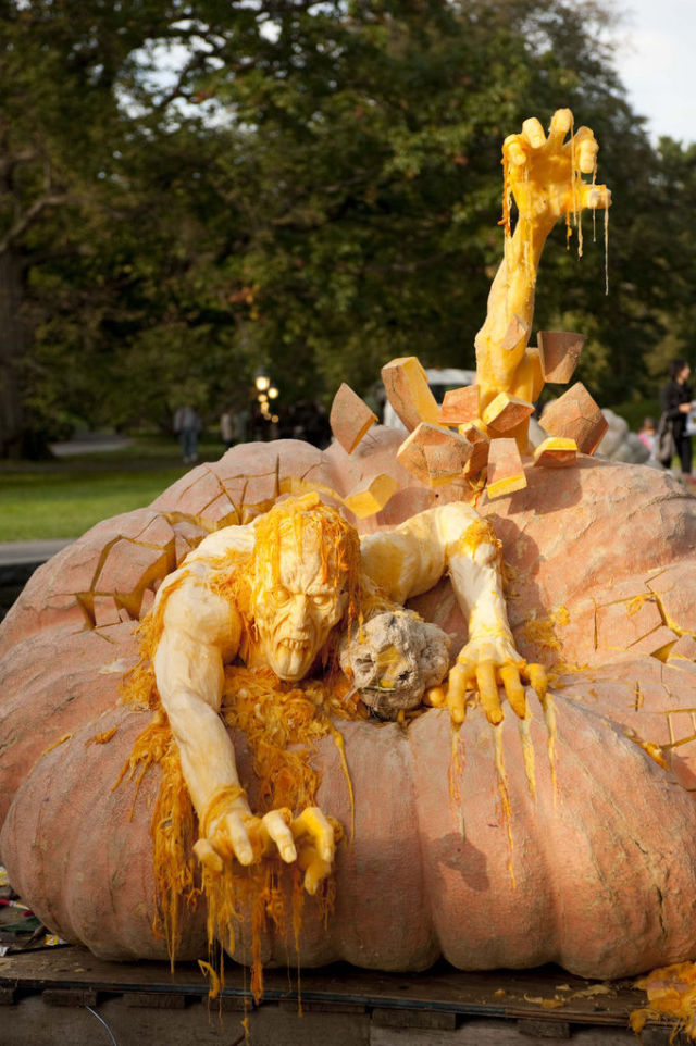 One Big Pumpkin Carving