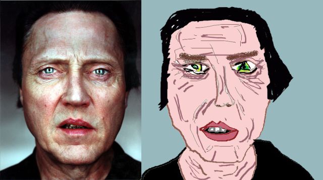 Famous People Portraits Created in MS Paint