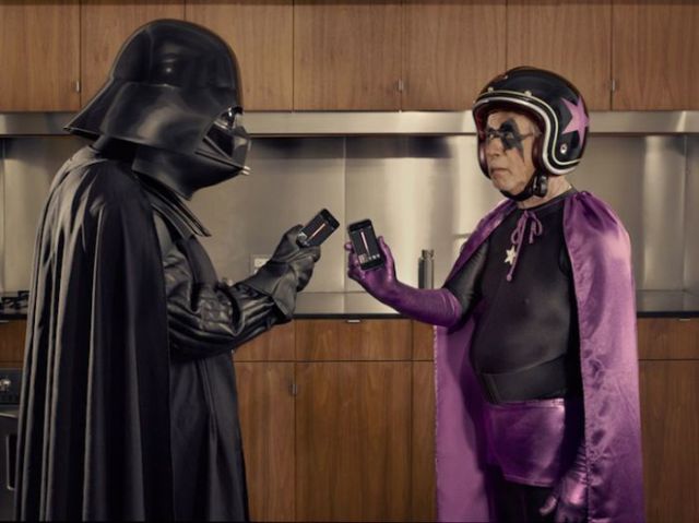 Darth Vader and Superhero Grandpa