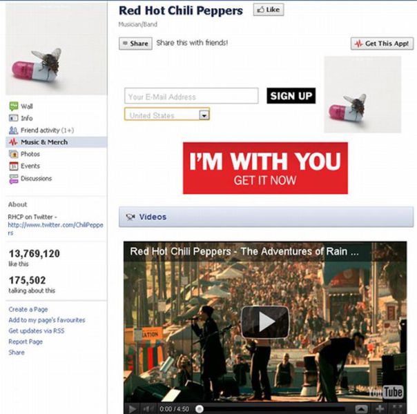 Cool Examples of Fan Pages on Facebook