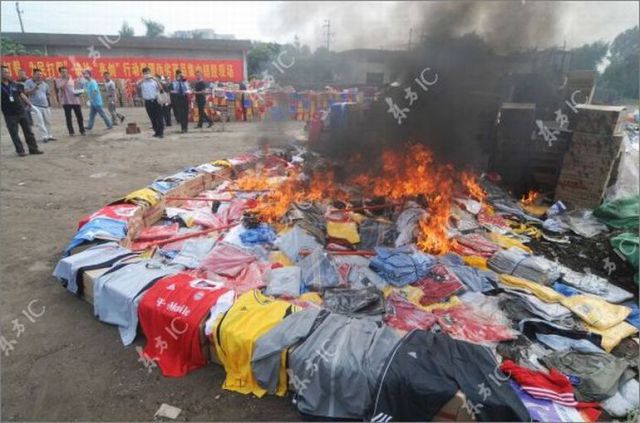 Counterfeit Goods’ Destruction in China