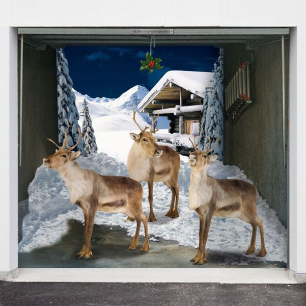 Garage Door 3D Designs for Christmas