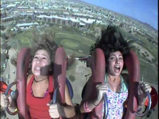 Completely Freaked Out Roller Coaster Ride Faces.