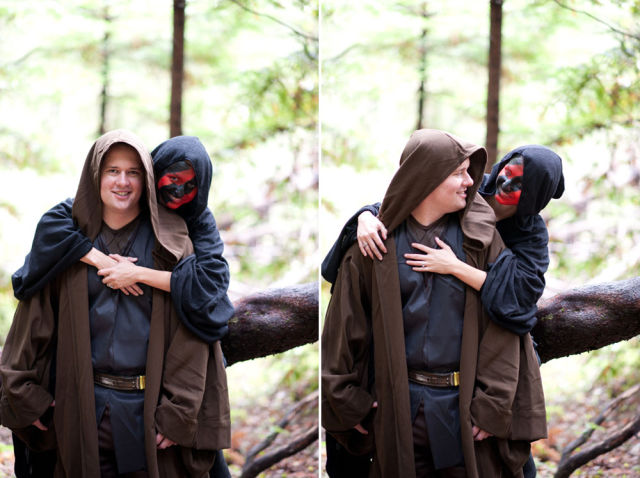 Unforgettable Star Wars Inspired Engagement Pictures