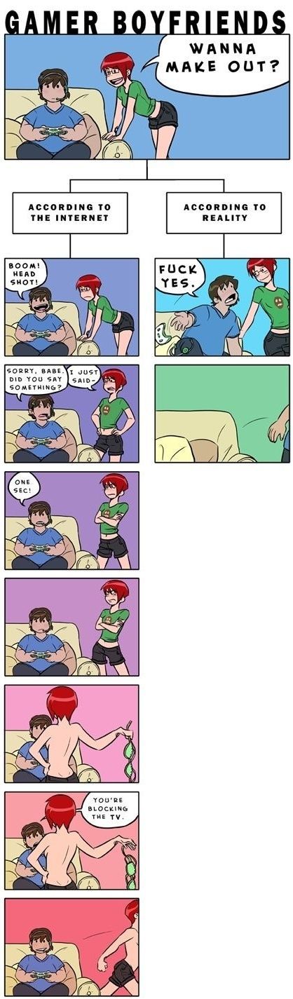 Gamer Boyfriends: Internet vs. Reality