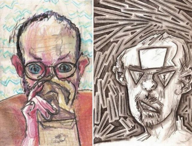 Self-Portraits Created on Drugs