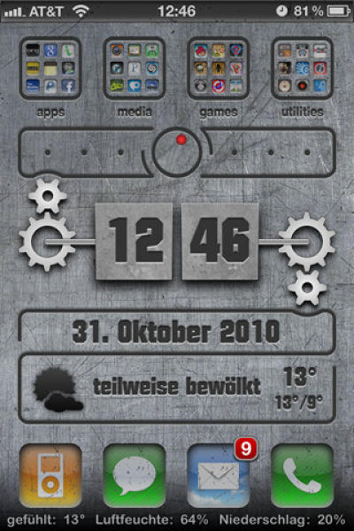Some of the Coolest iPhone 4 Themes