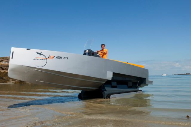 A Unique Ground Boat