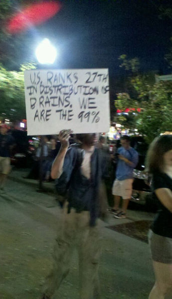 The Most Memorable Protest Signs of 2011