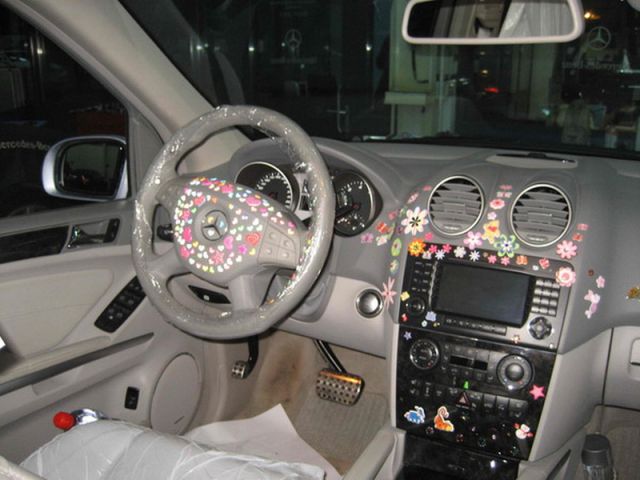 Bizarre Mercedes-Benz Passenger Compartment Decoration