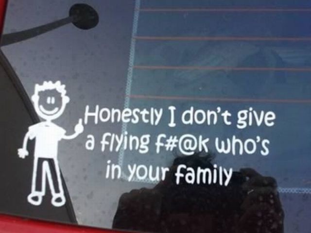 Creative Family Vehicle Stickers