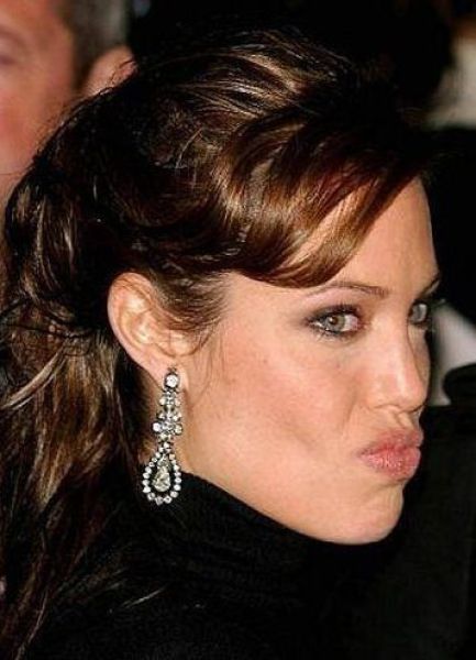Angelina Jolie’s Funny Faces