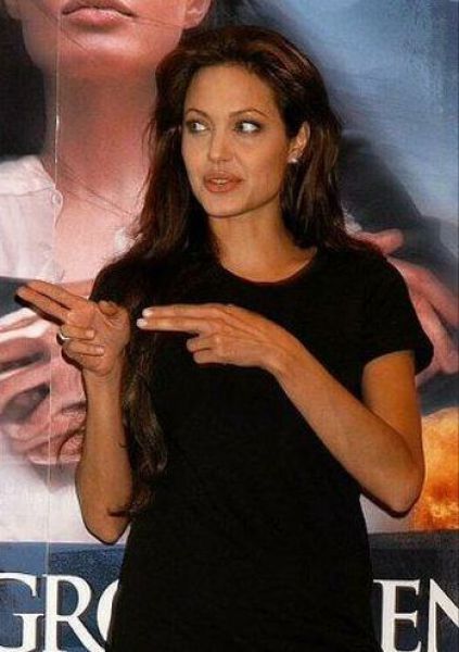 Angelina Jolie’s Funny Faces