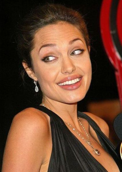 Angelina Jolie’s Funny Faces