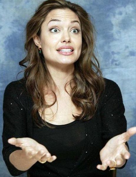 Angelina Jolie's Funny Faces (77 pics) 