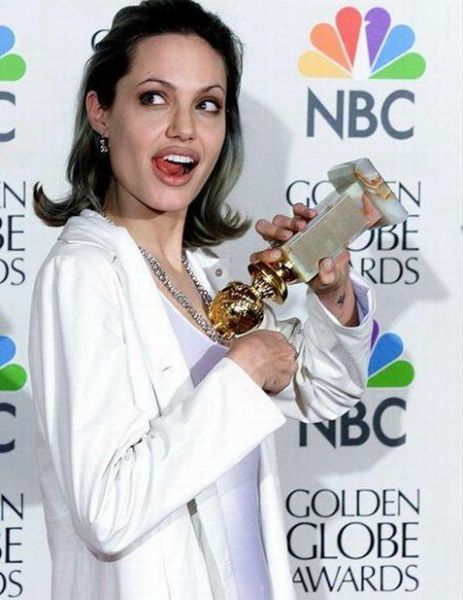 Angelina Jolie’s Funny Faces