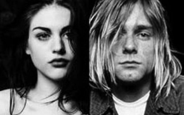 Frances Bean Cobain and Her Father