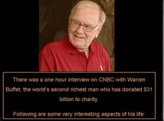One of the Richest Men in the World Shares His Wisdom