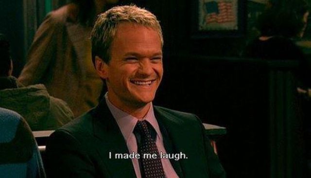 Barney Stinson Is to Raise Your Mood
