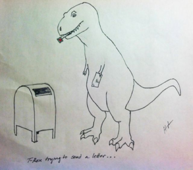 T-Rex Struggling to Do Stuff