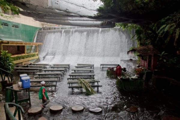 A Literal Waterfall Restaurant