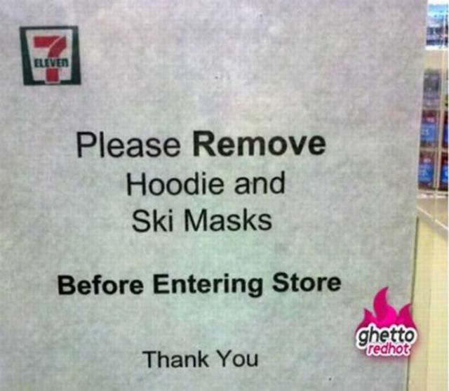 Funny Hood Signs