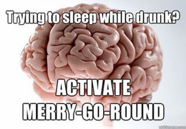 Funny "Scumbag Brain" Meme