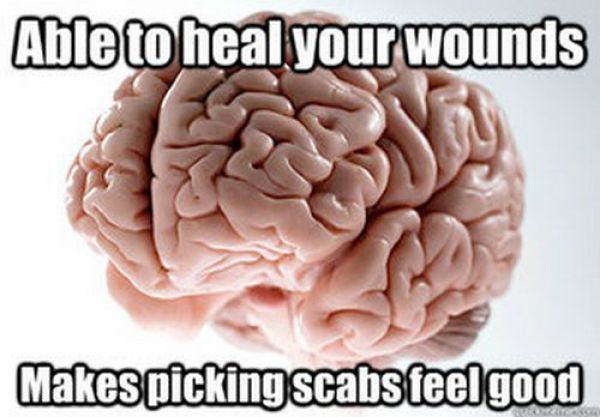 Funny "Scumbag Brain" Meme