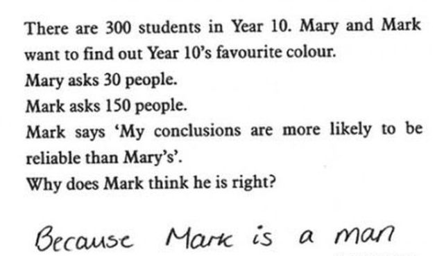 Hilarious Exam Answers. Part 2