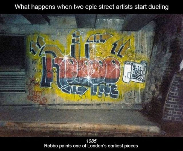 Robbo vs. Banksy Graffiti Face-Off