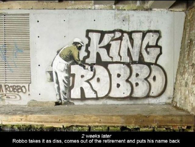 Robbo vs. Banksy Graffiti Face-Off