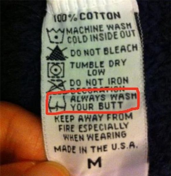 Humorous Laundry Tags
