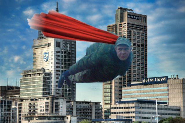 New superman spotrted in Amsterdam