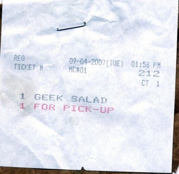 Ridiculous Receipts