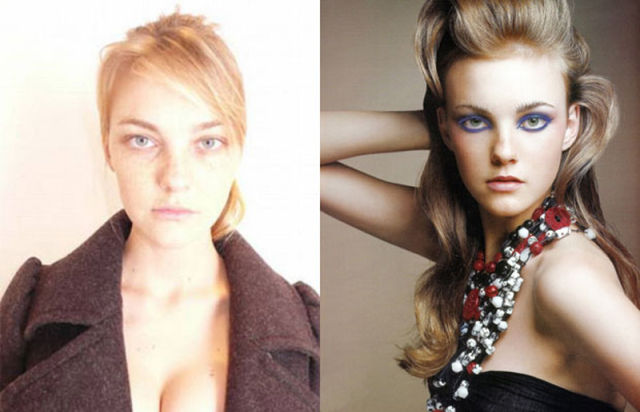 Do Supermodels Look Average Without Makeup?