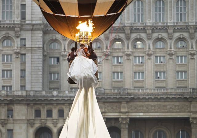 Romanian Bride Breaks New Ground in Making Extra-Long Dress Trains