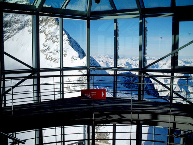 Swiss Observatory at the Mountain Peak