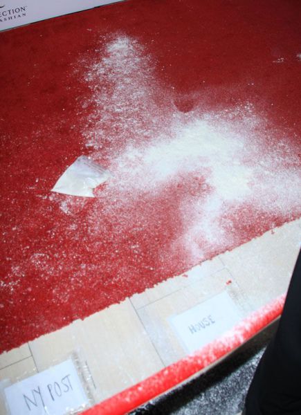 Kim Kardashian Hit with a Flour Bomb