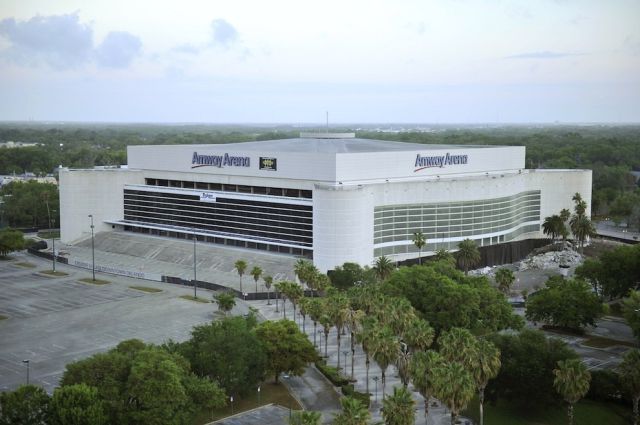 Orlando Magic Arena Blown Up