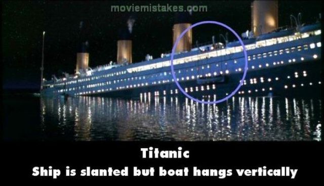 Titanic Movie Mistakes