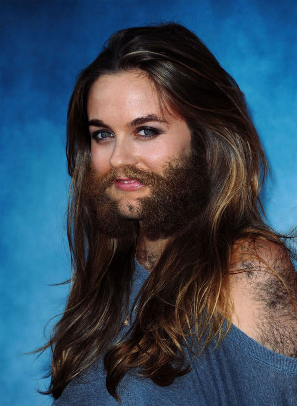Famous Women Sprout Beards (14 pics) .
