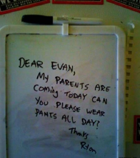 Passive Aggressive Notes to Reproach Your Roommate
