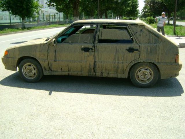 Really Dirty Cars from Russia