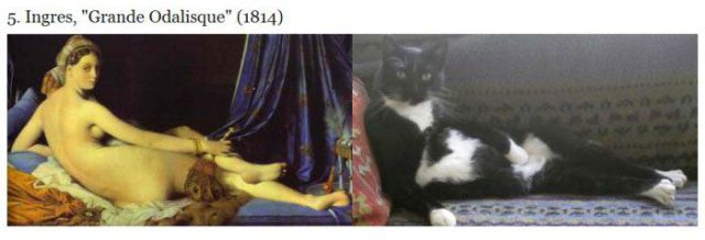 Funny Cats Imitate Famous Paintings